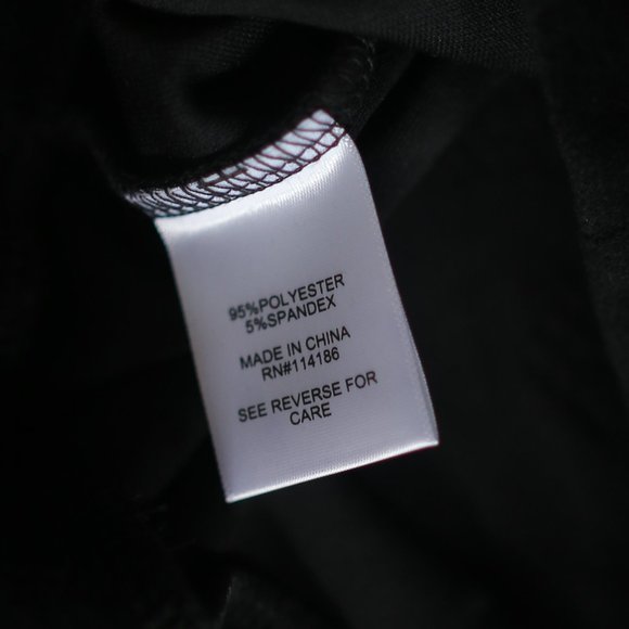 NWT Embellished Back Black Velour Juicy Couture Biker Short. - Picture 7 of 13